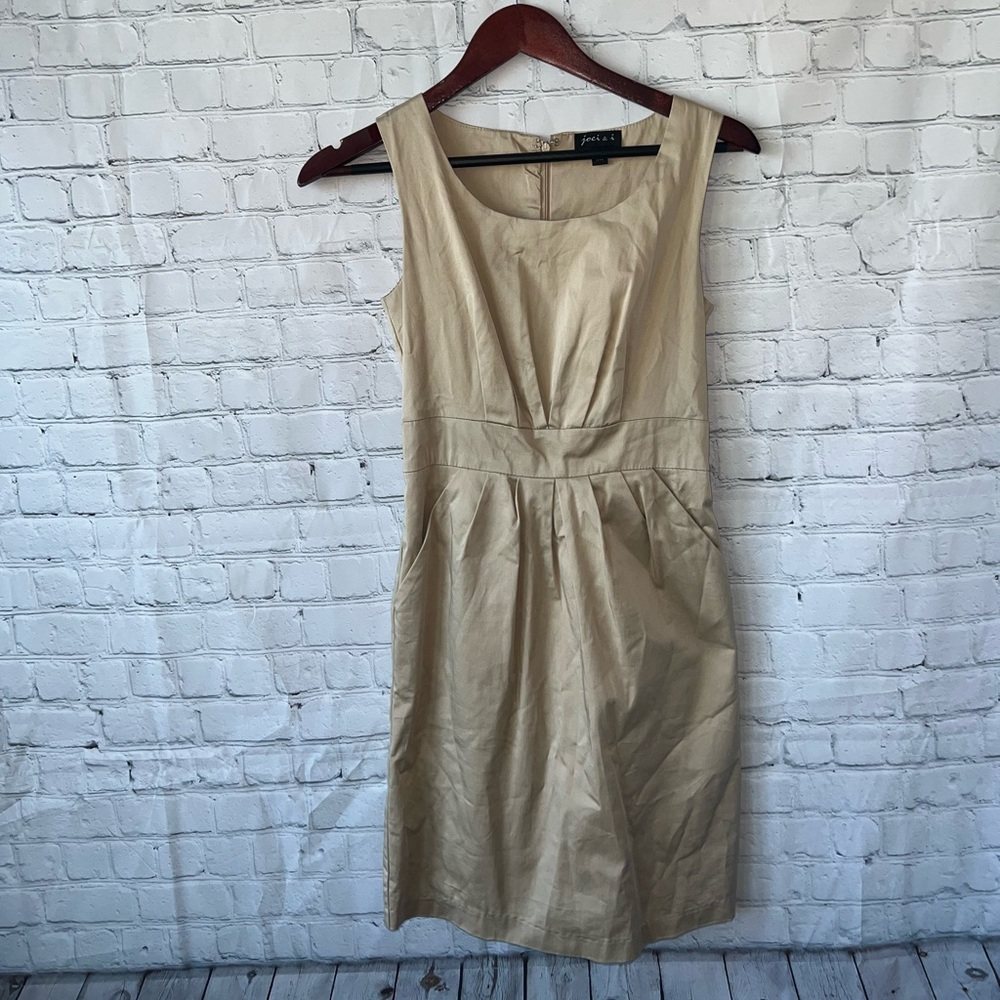 Joei & I Tan sleeveless Dress size 2 - Picture 3 of 10